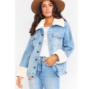 Denim Jacket with faux Fur